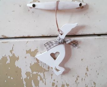 Hanging Wooden Duck Decoration