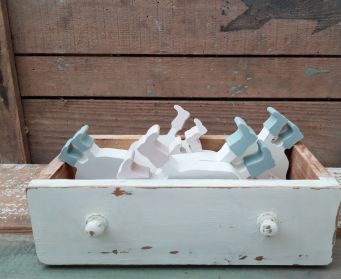 Antoinette pink and Turquoise 