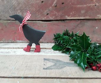 Christmas Welly Duck