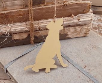 Labrador Hanging Painted Decoration