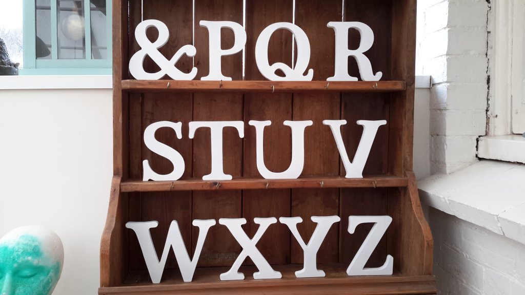 Handpainted Wooden Letters