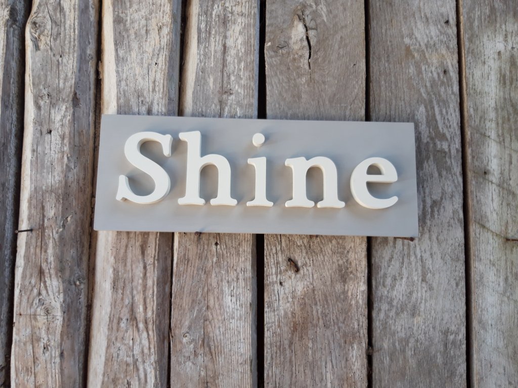 Painted Shine Sign