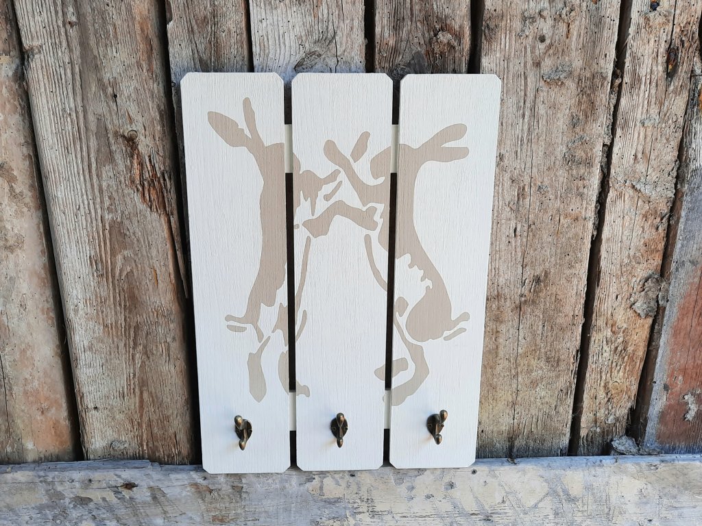 White Boxing Hare Hooks