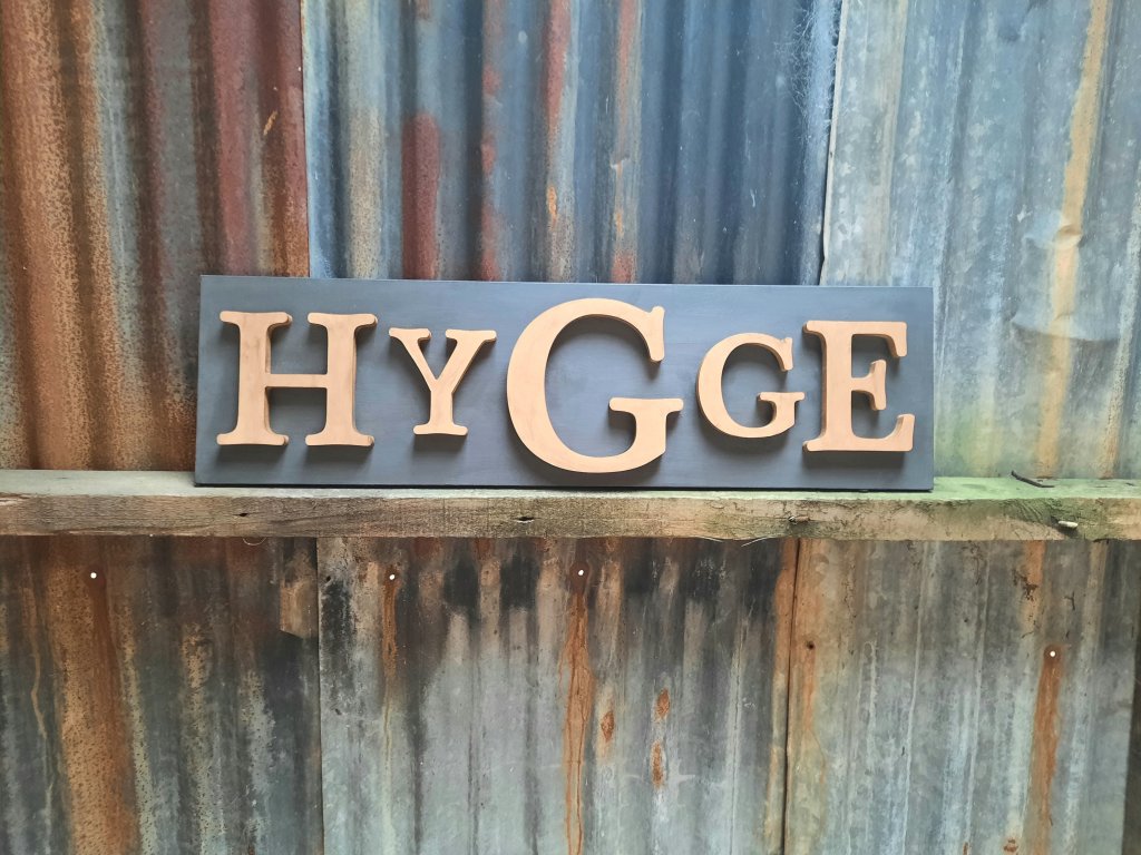 Painted HYGGE SIgn