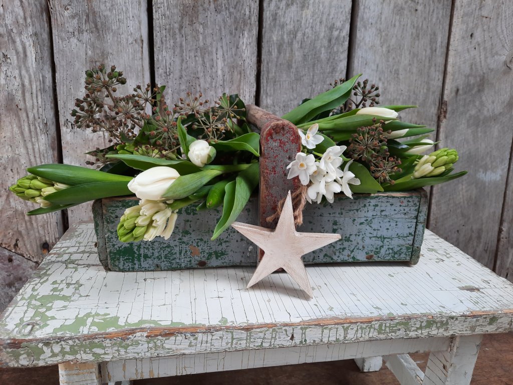 Handpainted Wooden Star Decorations