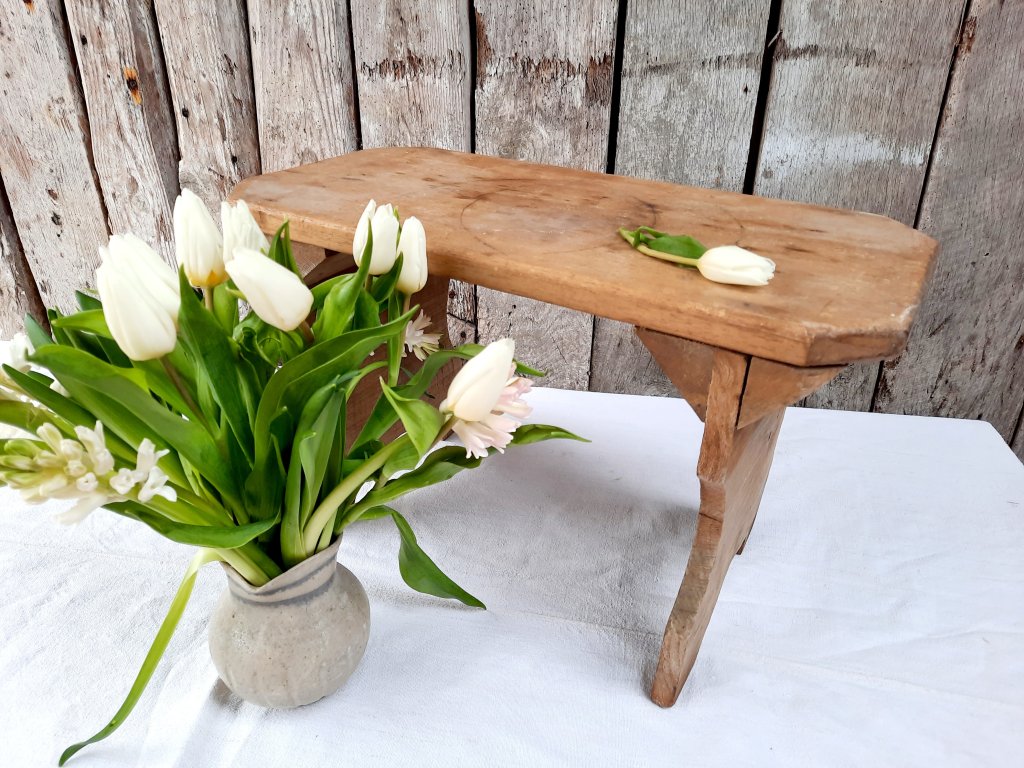 Rustic Wooden Stool