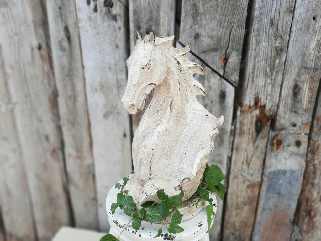 Plaster Horse Head
