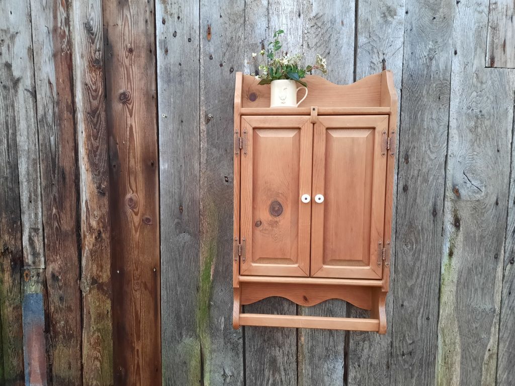 Pine Bathroom Cupboard