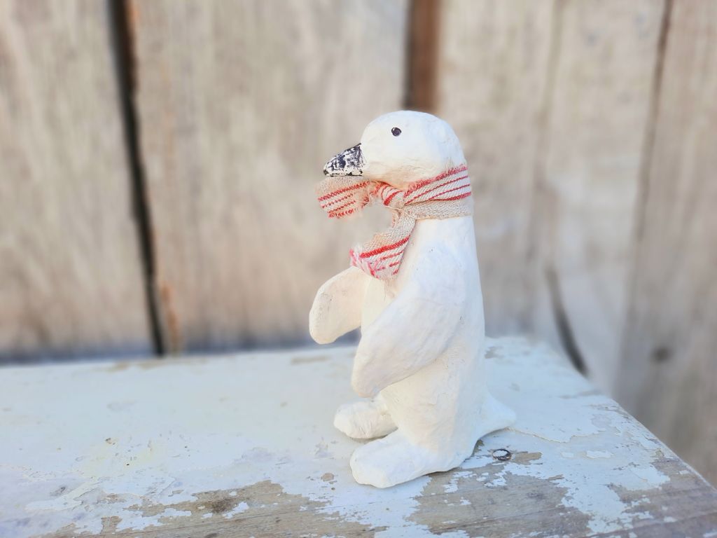 Papier Mache Penguin