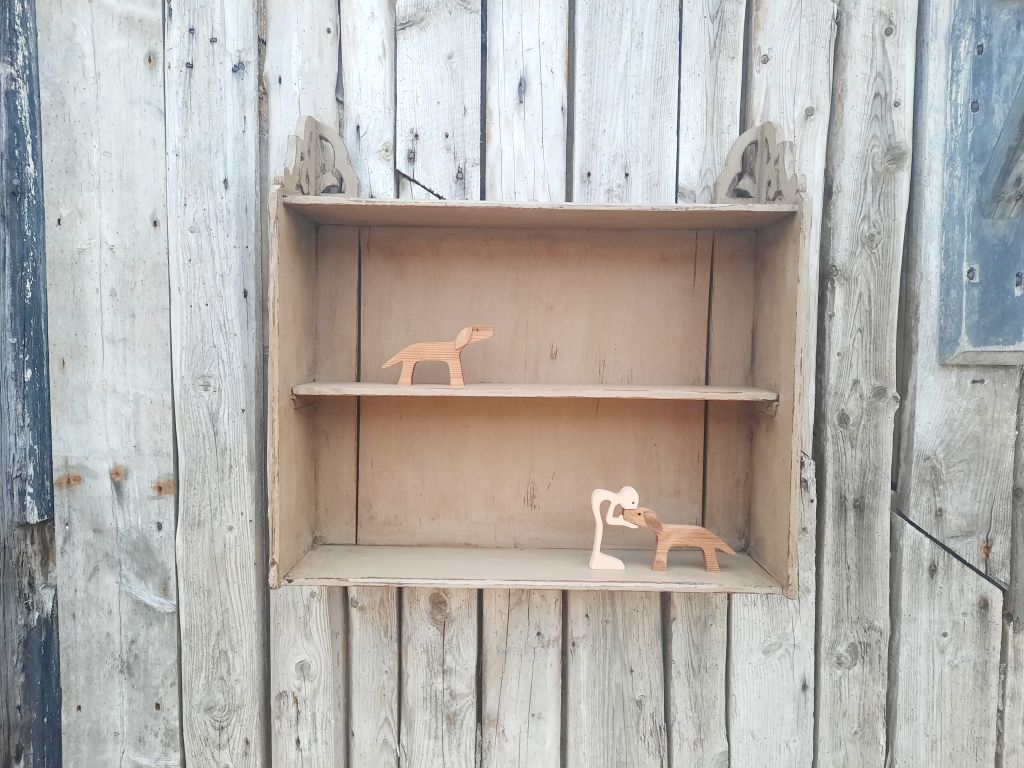 Handpainted Wooden Shelves