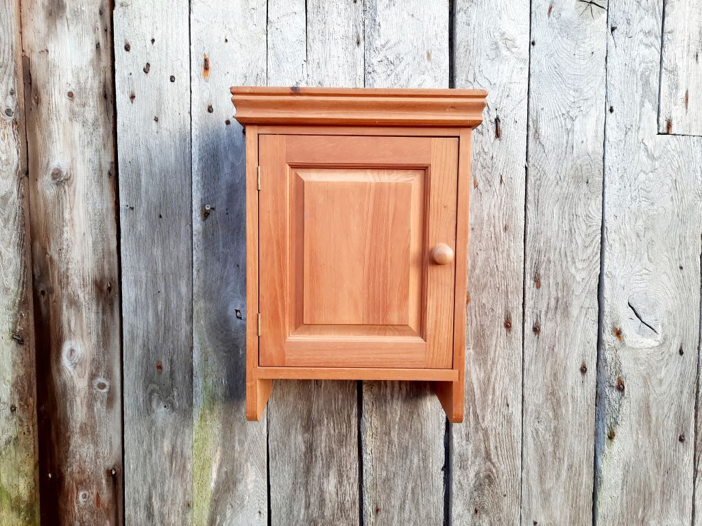 Pine  Wall Mounted Cupboard