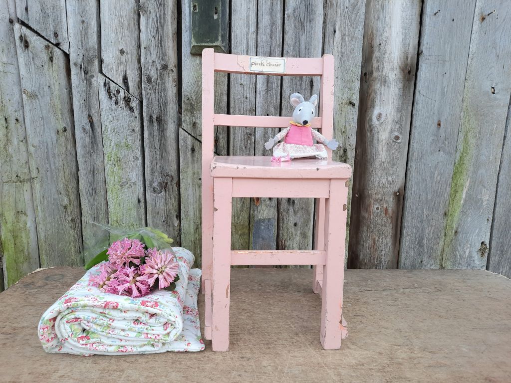 Little Pink Chippy Chair