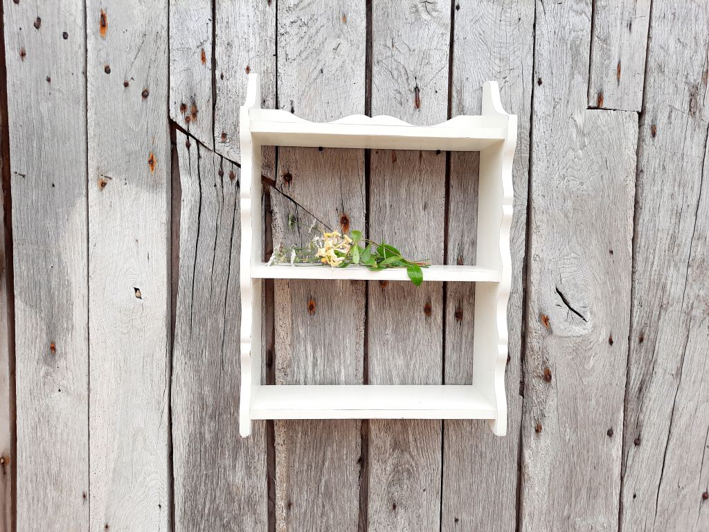 White Wooden Shelves