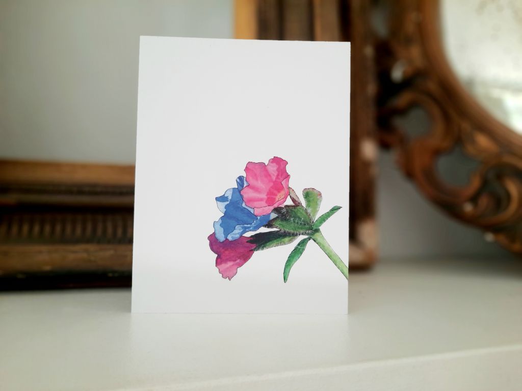 Pulmonaria Greeting Card