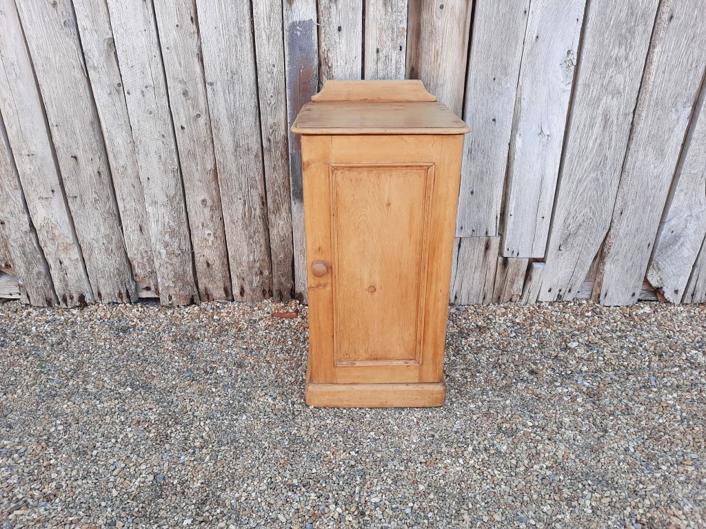 Rustic Pine Bedside Cupboard