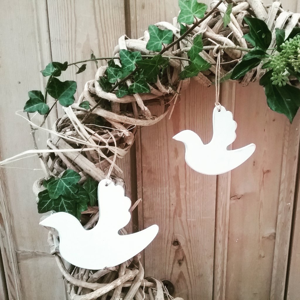 Hanging Dove Decoration