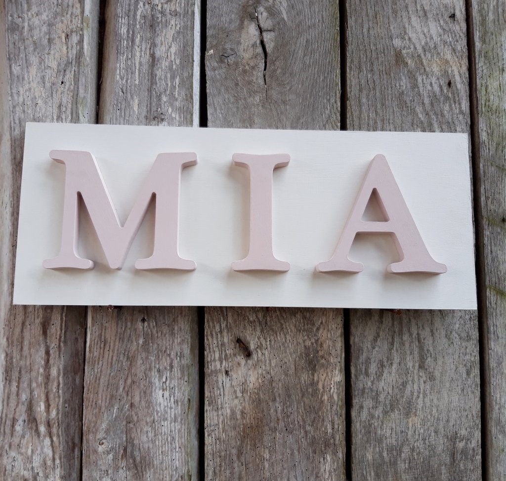 Painted MIA Sign