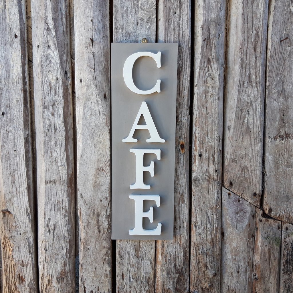 Vertical CAFE Sign