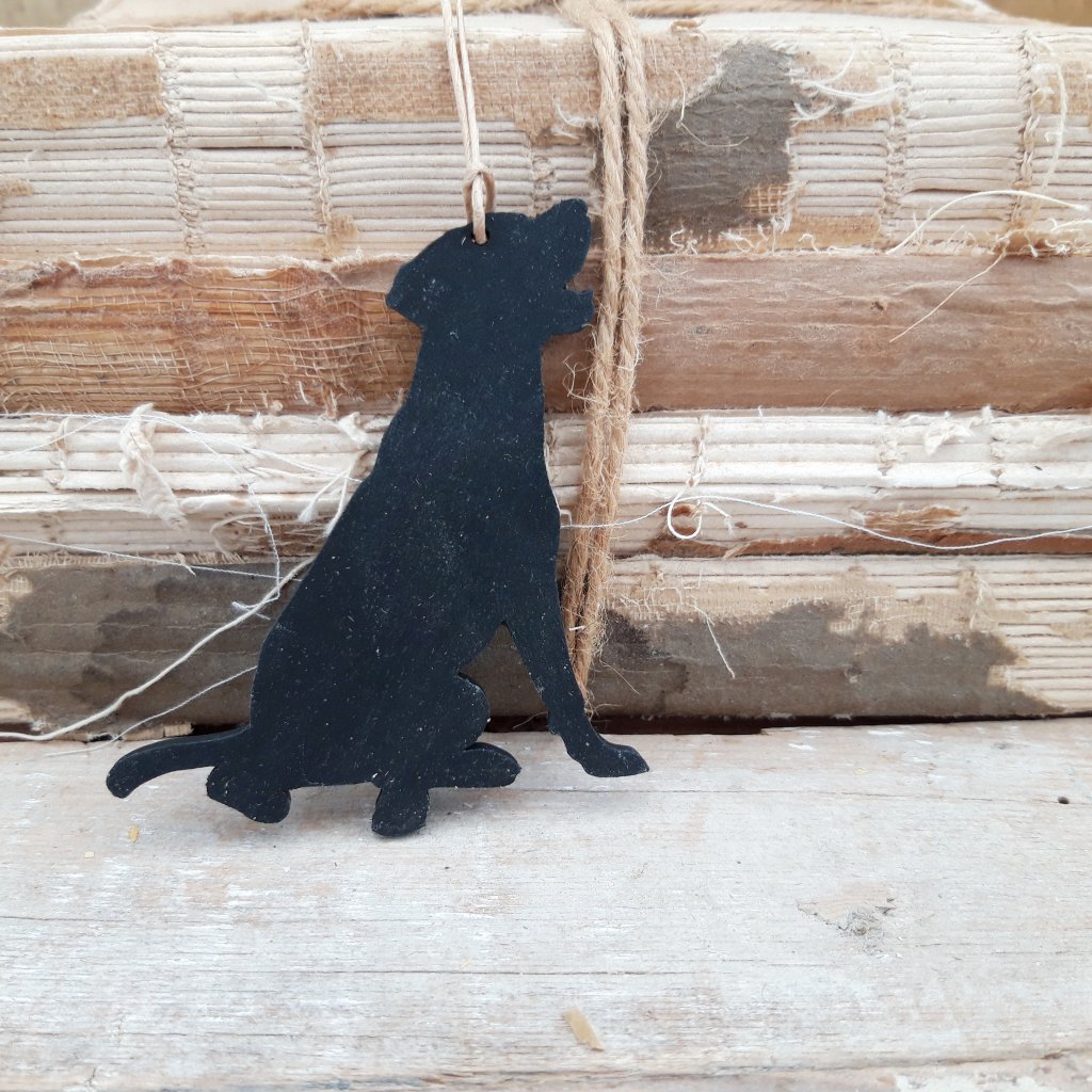 Labrador Hanging Painted Decoration Labrador Hanging Painted Decoration
